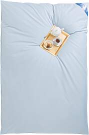 Federbettdecke RIBECO "Leon", blau