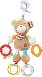 Fehn Greifling Klemm-Spielzeug Teddy Oskar