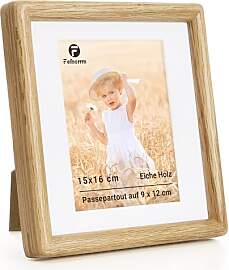 Feihorrm Bilderrahmen 15x16, Handgefertigt Eiche