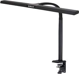 FeinTech Schreibtischlampe klemmbar 80 cm LED