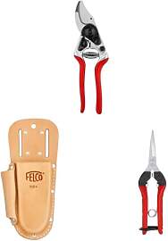 FELCO 14 Kompakt-Gartenschere mit Lederholster