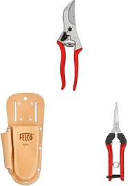 FELCO 2 Gartenschere mit Lederholster 910+ und