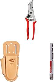 FELCO 4 Gartenschere mit Lederholster 910+ und