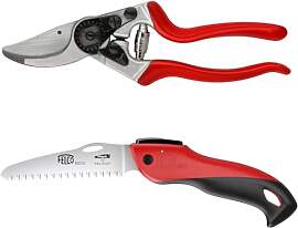 FELCO Set mit Gartenschere FELCO 8 und Klappsäge