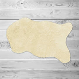 Fellteppich KINZLER "Kunstfell", beige