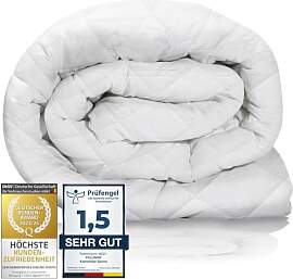 Feluna® Winter-Decke Kamelhaar-Steppdecke aus