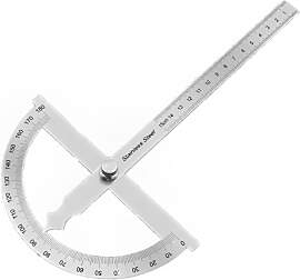 FEMONGY Winkelmesser Metall 0-180° Edelstahl