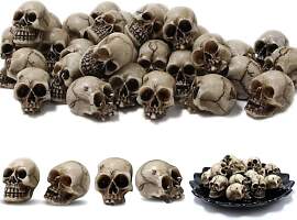 FENGCHUANG Totenkopf Deko 20 Stück Mini