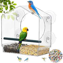 Fenster Futterhaus für Vögel,Fenster
