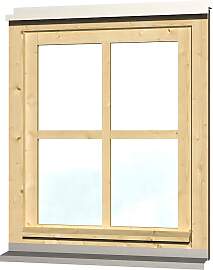 Fenster SKANHOLZ "Einzelfenster", beige