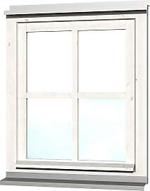 Fenster SKANHOLZ "Einzelfenster", weiß, 