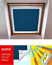 Fenster-Sonnenschutz mit Saugnäpfen, Schwarz,