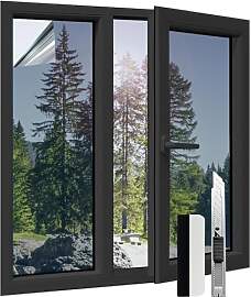 Fenster Spiegelfolie 118x400cm Selbstklebend