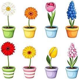 Fensterbilder Blumen 2 Stück, selbstklebende