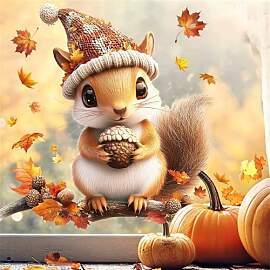 Fensterbilder Herbst, Autumn Fensterbild