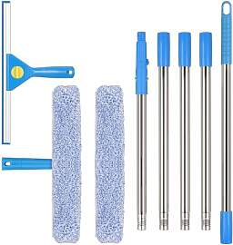 Fensterreiniger Set - 2m Fensterabzieher mit 35cm