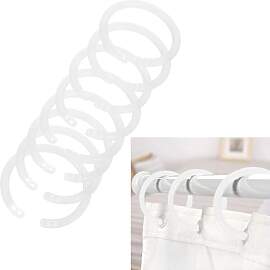 Ferizzia 100 Stück Gardinenringe, Gardinen Ringe