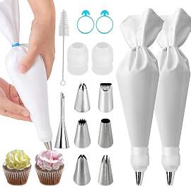 Ferizzia Spritzbeutel 14 Set, Spritzbeutel mit