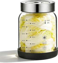 Fermentierglas 1 L mit Gärventil &