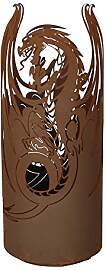 Ferrum Edelrost Feuerkorb, Fliegender Drache,