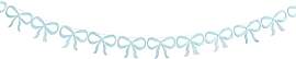 Fesnova Blau Bogenbanner, Girlande mit Blau