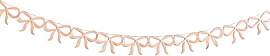 Fesnova Rosa Bogenbanner, Girlande mit Rosa