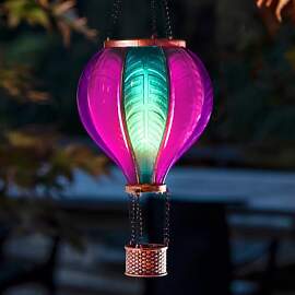 Festive Lights - Solar Laterne Heißluftballon