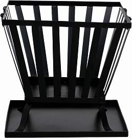 Feuerkorb Torino, Stahl schwarz mit