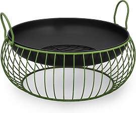 Feuerschale Maylis aus hitzebeständigem Stahl,