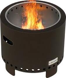 Feuerschale, wetterfest, 45 x 45 x 42 cm, Schwarz