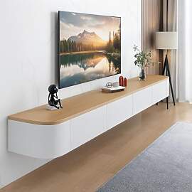 FGNIXLN TV Lowboard,120-240 cm Moderner TV Schrank 