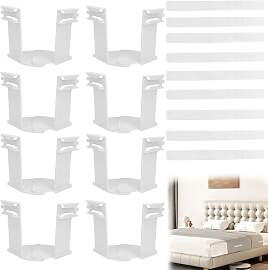 FICOFISE 8 Stück Spannbettlaken Halter mit