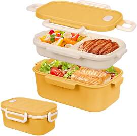 Figarge Bento Lunch Box mit Fächern 1800 ml 2