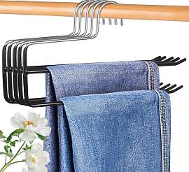 Figarge Hosenbügel, 5 Pack Hosen- und