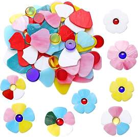 Filhome Bunt Mosaiksteine Blume Glassteine 2