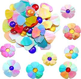 Filhome Bunt Mosaiksteine Blume Glassteine 2