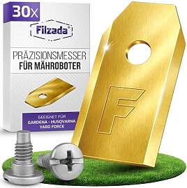 Filzada® 30x Mähroboter Messer LONGLIFE inkl.