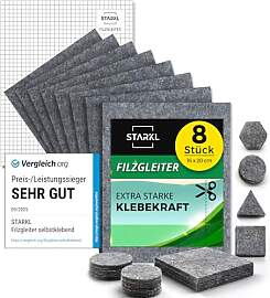 Filzgleiter selbstklebend zum Zuschneiden I 8