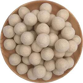 Filzwolle Perlen Pom Pom Pom handgefertigt DIY