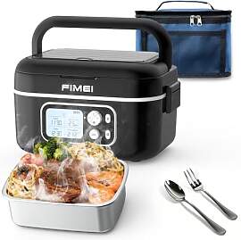 FIMEI Elektrische Lunchbox mit Akku, Kabellose