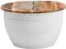 FineBuy Couchtisch Mango 60x36x60 cm Massivholz