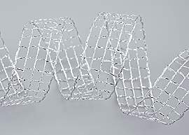 finemark 3 m x 25 mm Gitterband Alex Silber