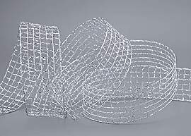 finemark 3 m x 40 mm Gitterband Alex Silber