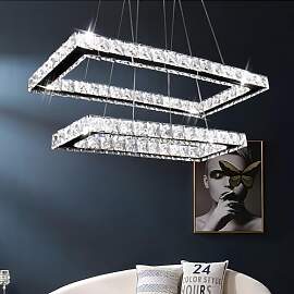 Finktonglan Kronleuchter, Moderner rechteckiger