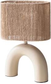 Finley Keramik-tischlampe Gardenia Weiß - Sklum