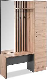 Finori Kompaktgarderobe, Holzwerkstoff, Dekor
