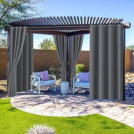 Fiqops Garden Outdoor Vorhang Wetterfest,