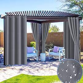 Fiqops Garden Outdoor Vorhang Wetterfest,