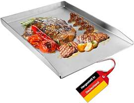 Fire World Edelstahl Plancha Grillplatte Grill