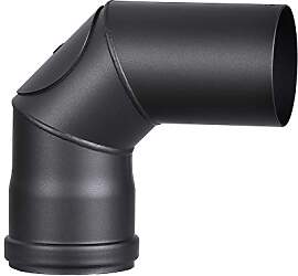 FIREFIX R80/B90T Pelletofenrohr-Bogen aus 1,2 mm